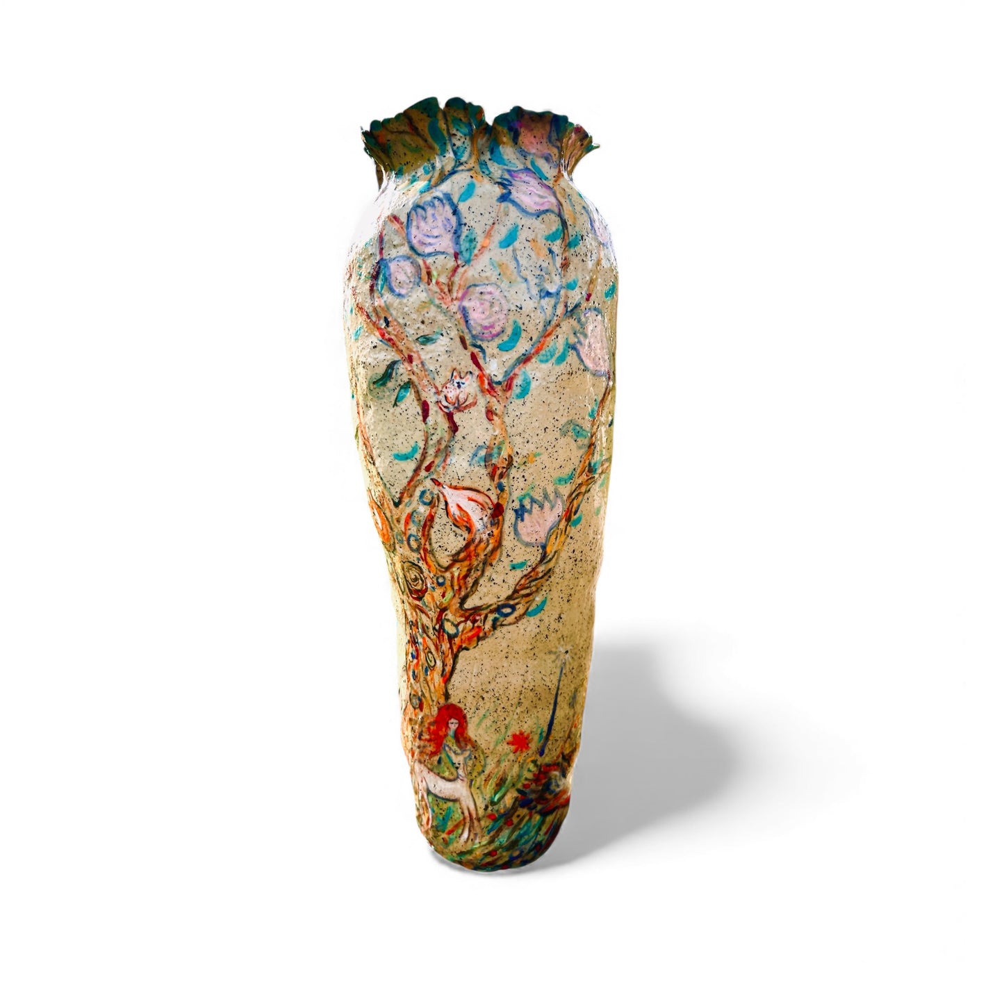 ‘Happiness is real shared’ vase