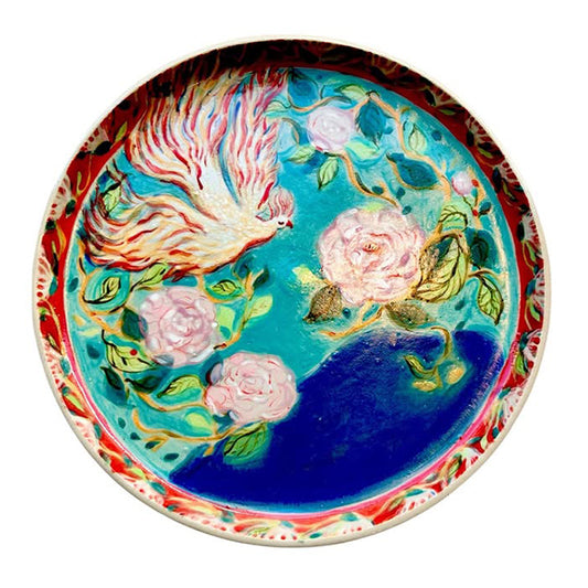 ceramic art handmade watercolor painting 