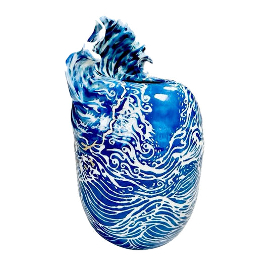 ceramic art handmade watercolor painting 